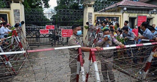 Many of 175 activists being sentenced to death or long prison terms by Myanmar Junta’s court operating inside the country’s most notorious prison are between the ages of 23 &amp; 27 according to RFA. #2022Mar29Coup #WhatsHappeningInMyanmar #WarCrimesOfJunta
