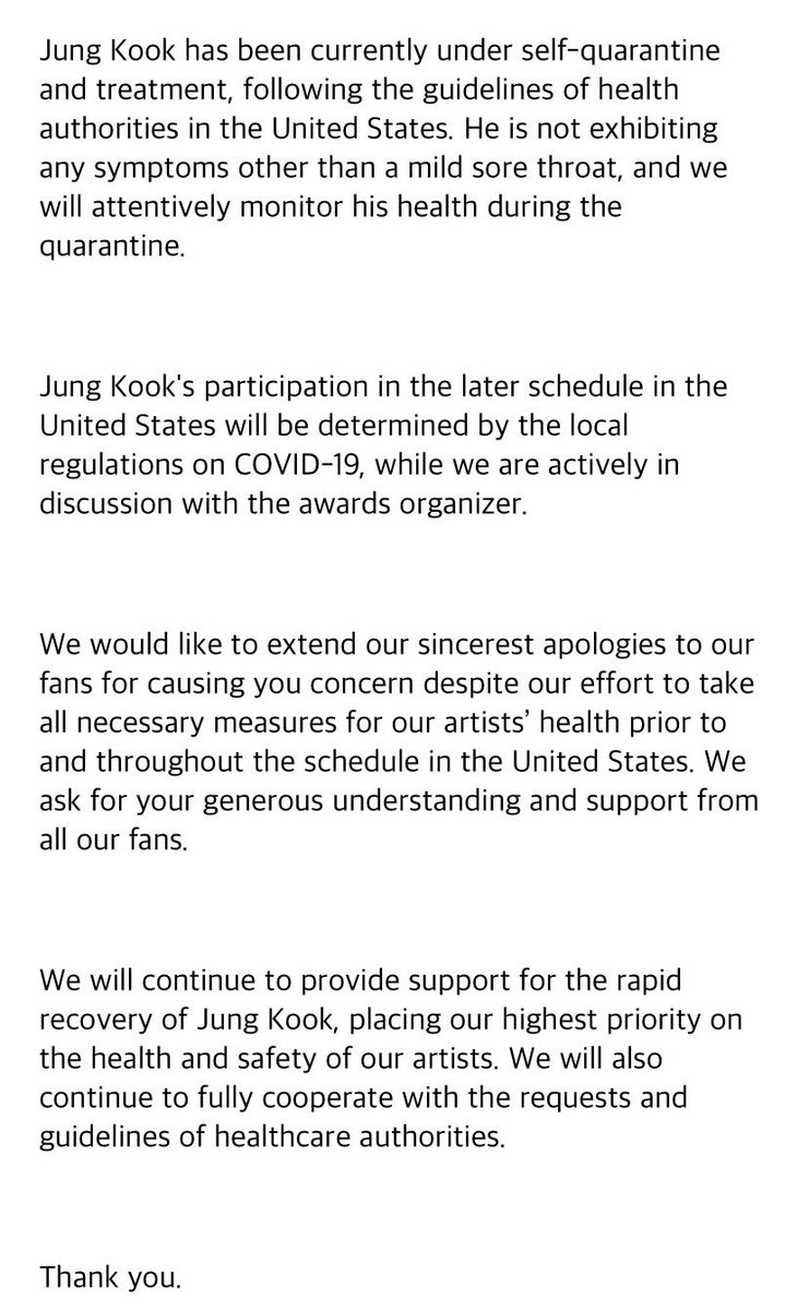cesstwt_'s tweet photo. Get well soon, our Jungkook!!! 💜🙏🏻 https://t.co/K3vRANHPF2