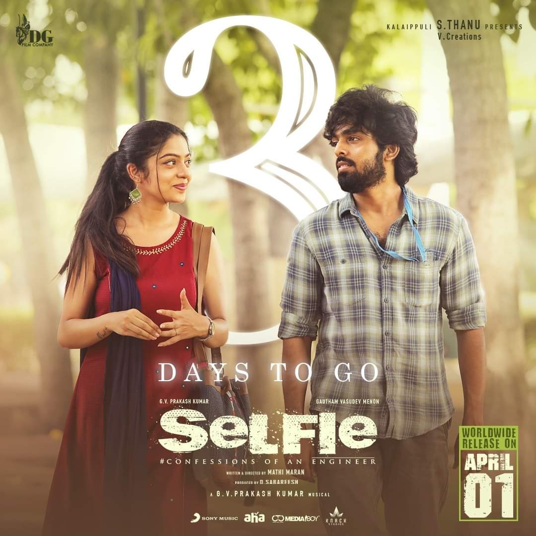 MoviesUpdatesIn's tweet photo. Only 3️⃣ days to go for #Selfie to unfold in theatres 

#SelfieFromApril1st 
#Confessionsofanengineer https://t.co/2PeiaHdPuf