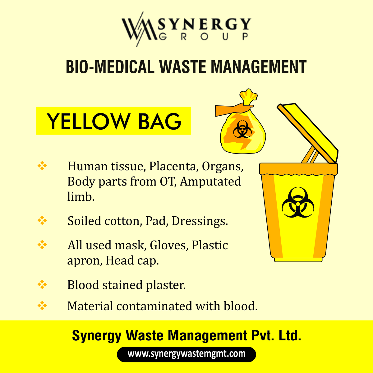 Medical care is vital for our life and health but improper management of the by-products can pose a serious threat to community and #environment. At #SynergyGroup, we are the leading organization to offer precious clients an optimum quality #BioMedicalWaste Management Services. https://t.co/i6zgHh2OJk