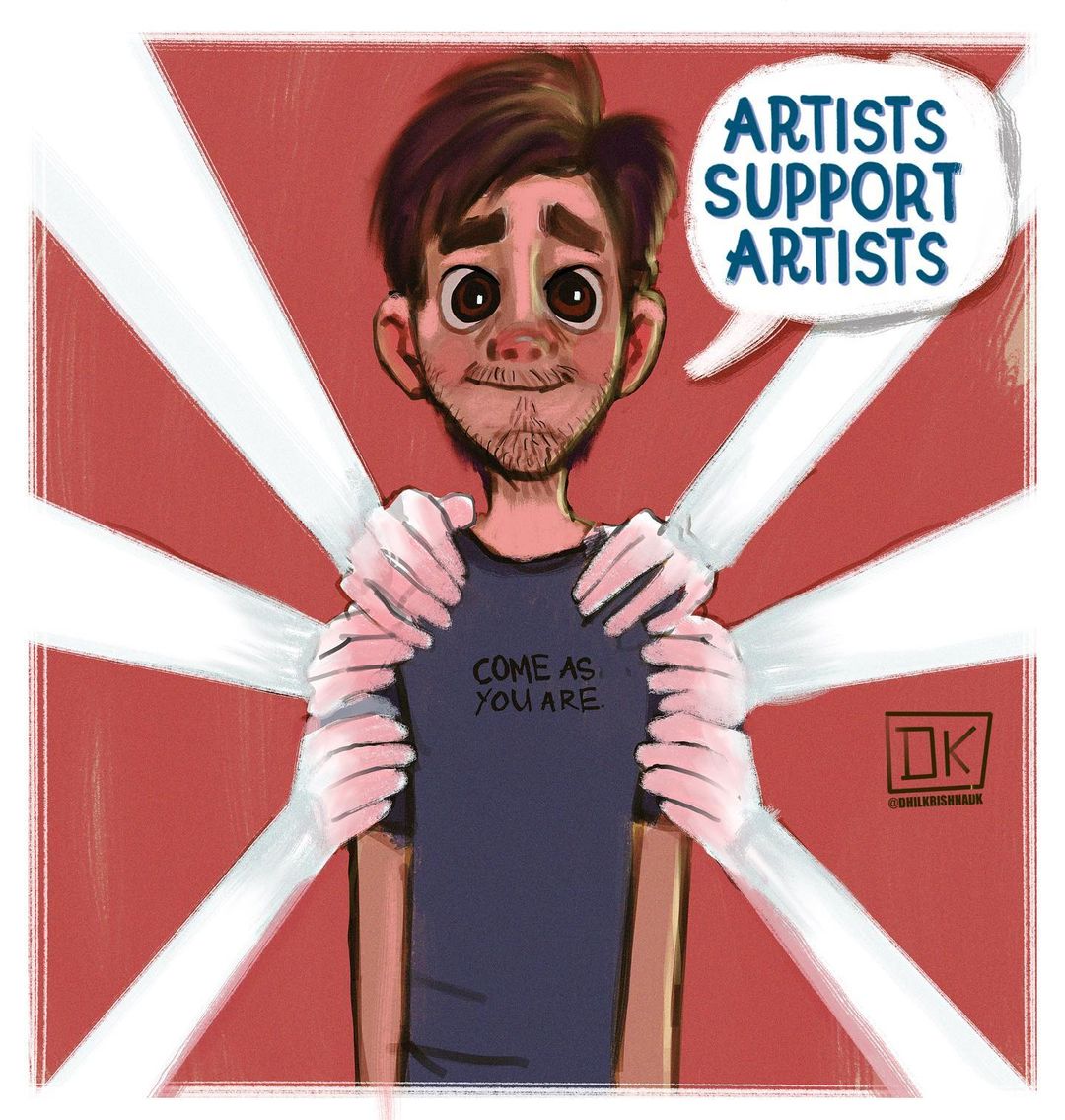 ✨✨ARTIST SUPPORT✨✨
1.Introduce yourself
2.Tell why you pursue art , and what kind of art you love to make, and show your best art! 
3. Tag an underrated artist
look through the comments you might get to know some new people!
#NFTCommunity #ArtistOnTwitter #NFTartist