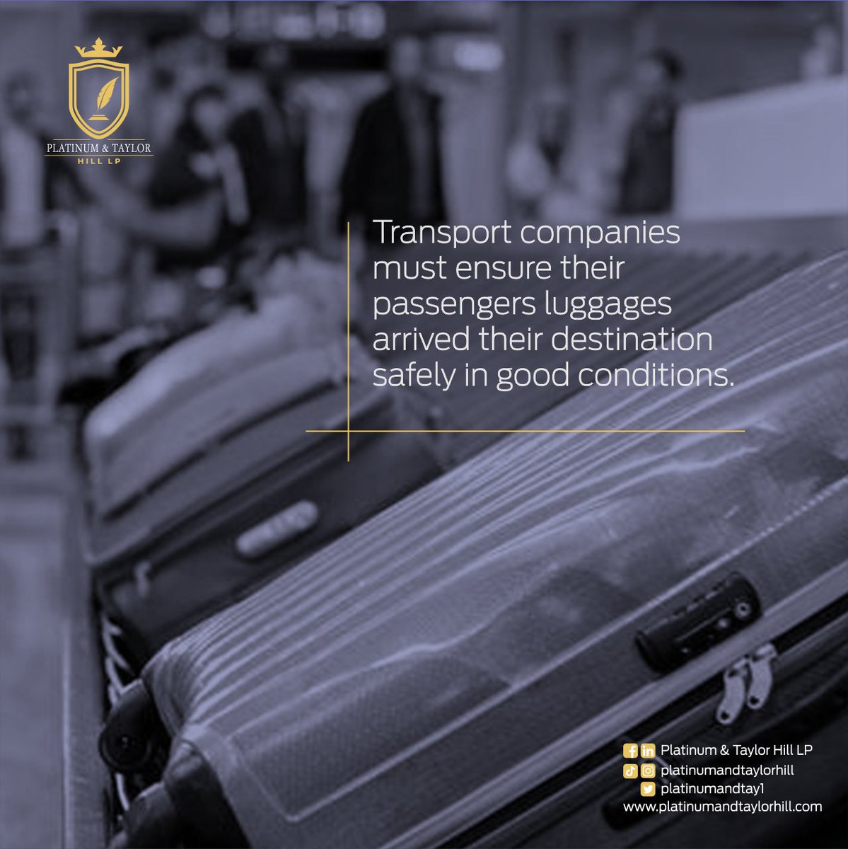 Platinumandtay1's tweet photo. Dear Transport Companies, 

Take note!!!

The law says once you undertake to carry your passengers and their luggage, you must make sure the pieces of luggage or the goods safely arrived at their destination in good condition. https://t.co/OuAIbVCUHz