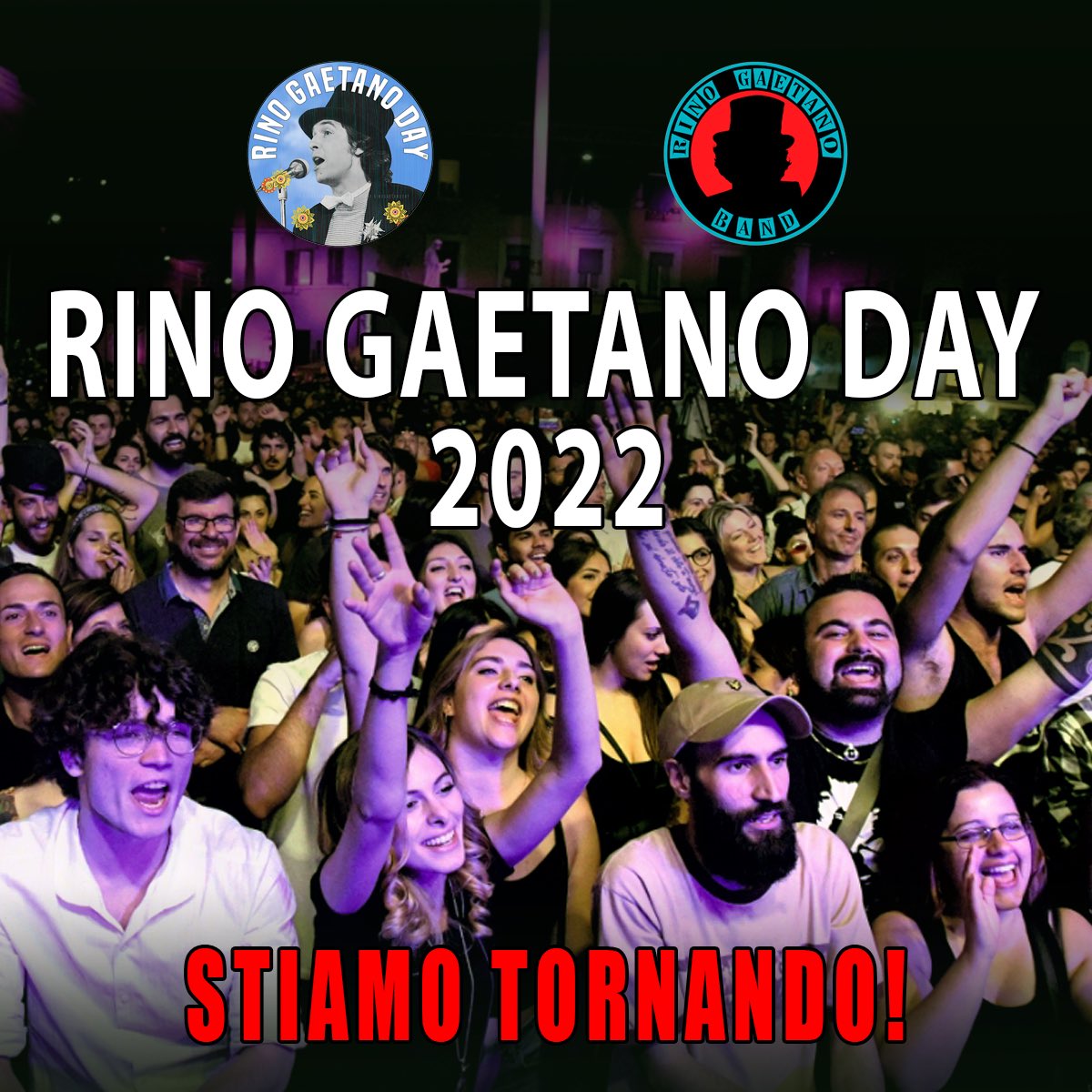 Waiting for… RINO GAETANO DAY XII edizione!
A breve sveleremo tutti i dettagli…

#rinogaetano #rinogaetanoday #rinogaetanoband #festival