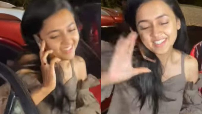 #TejasswiPrakash was spotted outside of her house. 
#TejRan <a href="/itsmetejasswi/">Tejasswi Prakash</a> 
Read More- bit.ly/3wJqEEk