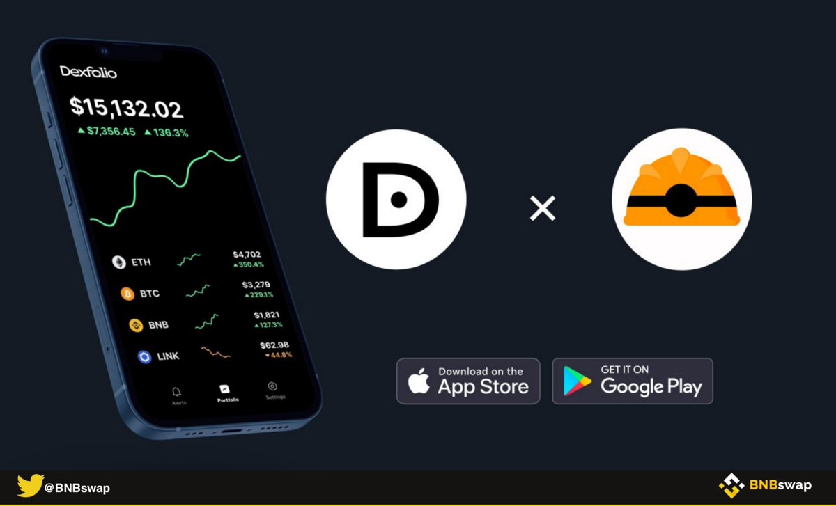 BNBSwap's tweet photo. 📢 @dexfolioapp announced strategic partnership with @Helmet_insure to integrate their staking pools!

Through this partnership, #HELMET users will be able to track their stakes directly in the #Dexfolio app.

#BSC #BNBchain $BNB $HELMET #DeFi #decentralized #Crypto #DEX #BNBswap https://t.co/9cqayUfuNi
