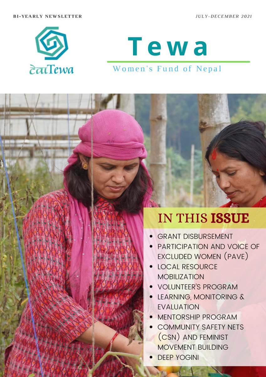 Tewaforwomen's tweet photo. We have published our Bi-Yearly Newsletter.
Do check it out at👇
https://t.co/1KbBPQJJ08 https://t.co/ZaP0DxcUur