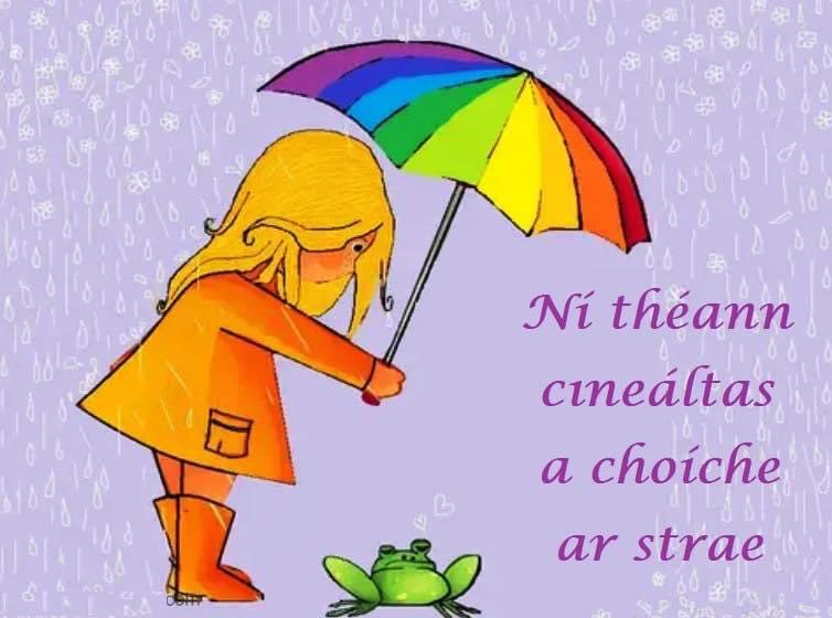 💭 🤲 Macnamh an Lae! 🤲 💭 Bí Cineálta, Bí Cairdiúil,   Bí Grámhar. Seachtain na Sláinte agus na Folláine.