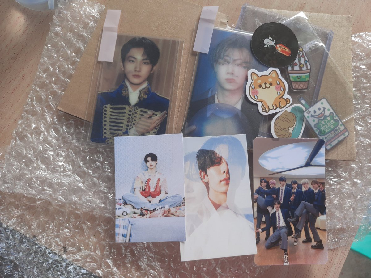 svtfor_wonhao's tweet photo. ๐#hjk_trades
Hi @kaeshops !! Dumating na sila yesterday ๐ฅบ Thank you so much for trading with me and for the constant update about sa package. ๐ค๐ค soaper gwapo ng jaywon pati freebies ๐คง
#kae_feedbacks https://t.co/ri7zifT8Wf