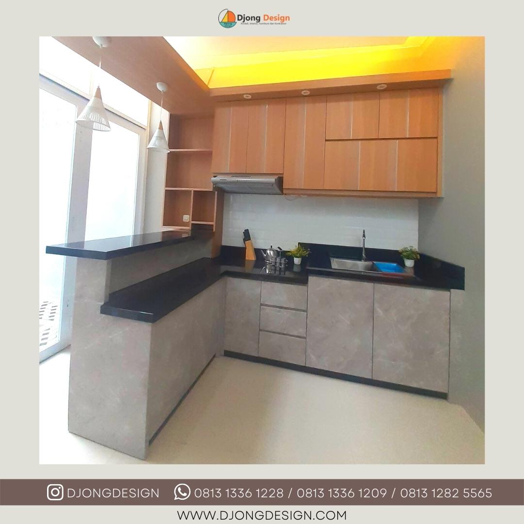djongdesign's tweet photo. Siapa yang mau punya Kitchen set kaya di atas☝🤭?

 Yuupps, kitchen set ini mengusung konsep Modern kontemporer yang dimana interior ini menggunakan kayu eksotis yang dapat menambah kan sentuhan mewah pada dapur kamu 😍 https://t.co/FdxH77HrjX