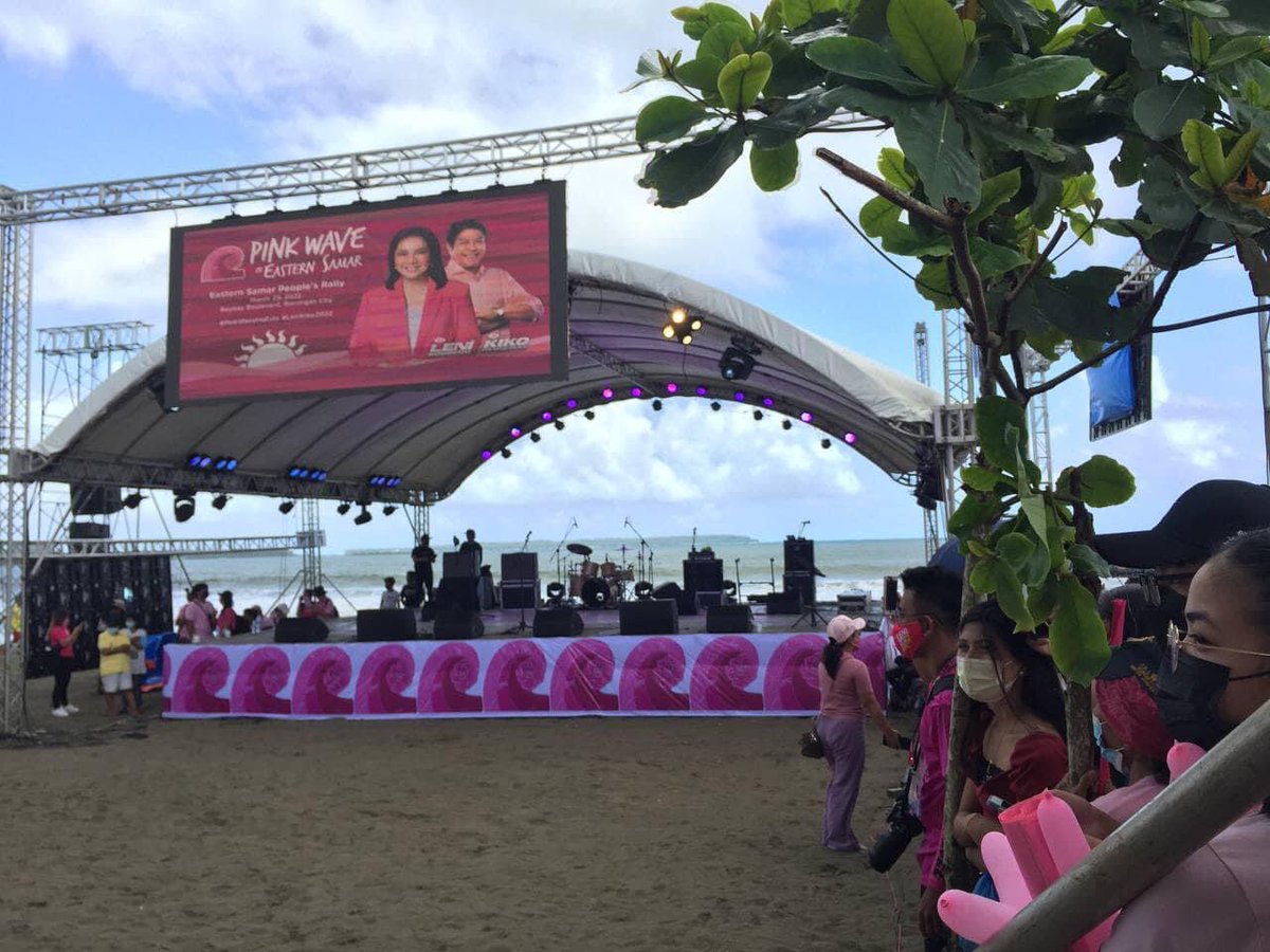 romzhimself's tweet image. May tatalo na ba sa venue ng Zamboanga City? Grabe naman yung Pink Wave ng Eastern Samar! 🌷 #EasternSamarIsPink #SamarIsPink #LeyteIsPink #LeniKiko2022