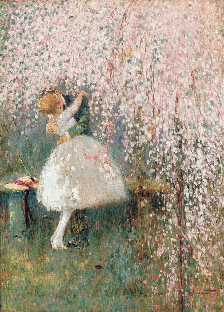 Romance under the Blossom Tree by Georges Picard