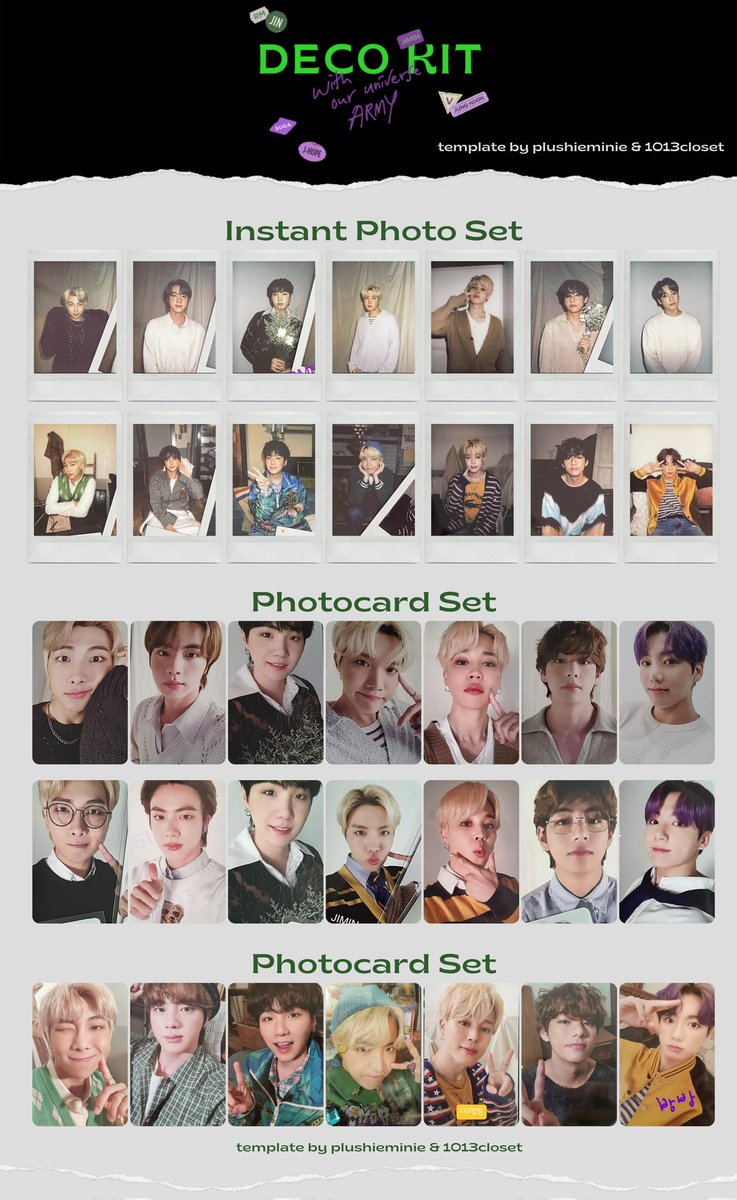 bts templates • busy 📚 on X