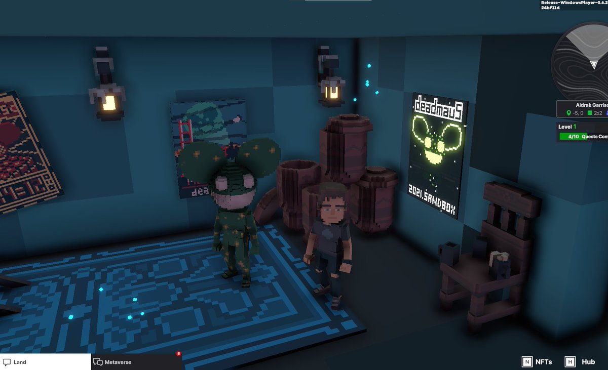 sillyme21's tweet photo. @TheSandboxGame @deadmau5 I just participated in the daily #SandboxAlphaS2Contest for a chance to earn up to 1,000 $SAND! Starting March 17 - Selfie with Deadmau5. Check out my screenshot below!
👇 #SandboxAlphaS2 https://t.co/KrOpALDARm