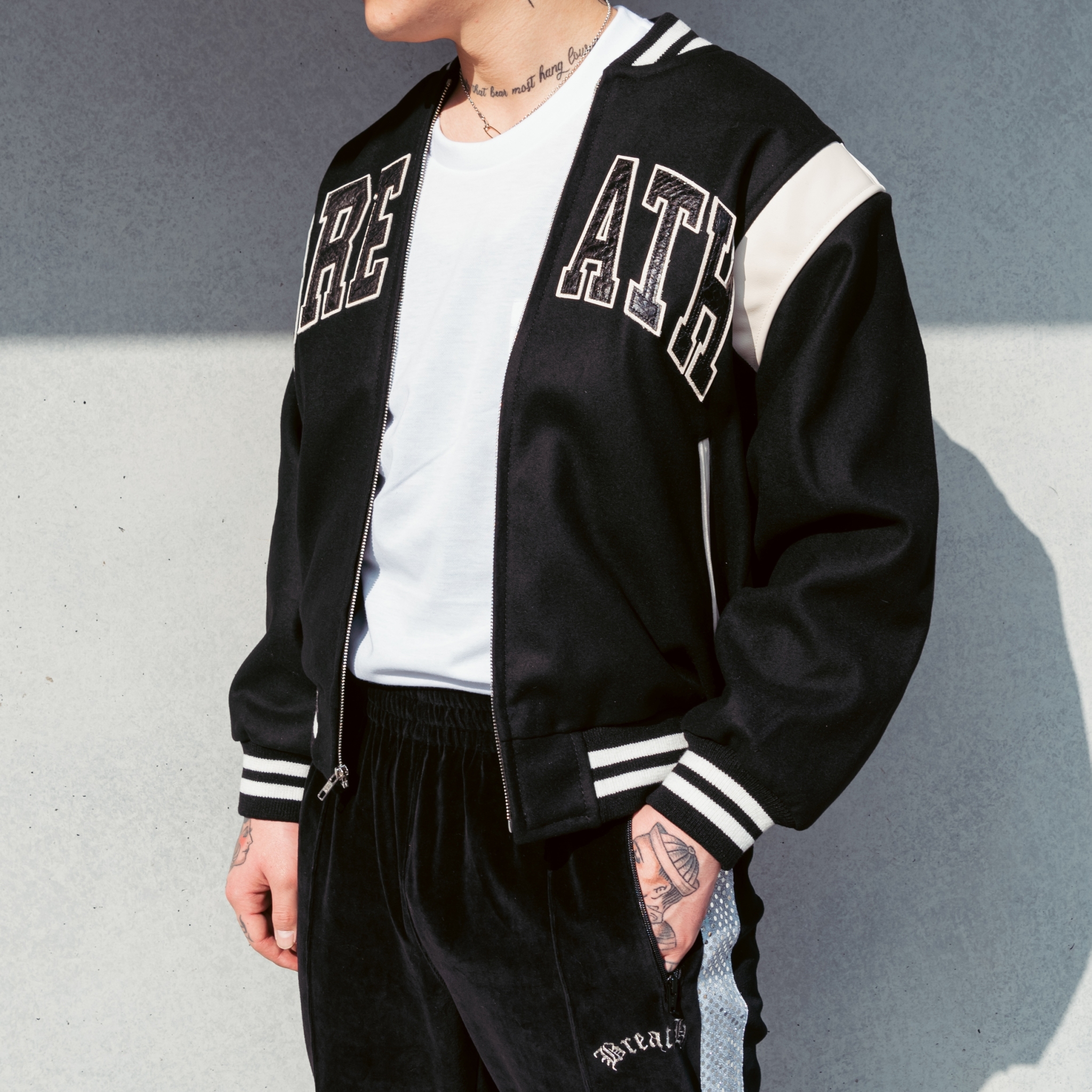 BREATH PYTHON STADIUM JACKET BADHOP
