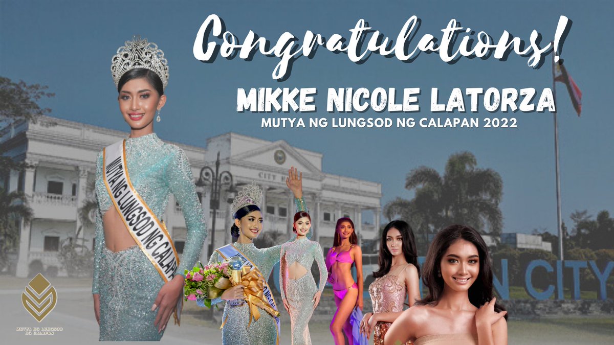 missaubrey_rpm's tweet photo. Just In | A back to back crown for Bulusan! 
Mikke Nicole Latorza from Barangay Bulusan, crowned as the 2022 Mutya ng Lungsod ng Calapan. 
Mikke was hailed as the successor of her sister Mariah Karyll Latorza on the coronation last night at OMNHS ground. 
#BackToBackCrown
#MNLC https://t.co/LsB7f3mOaE