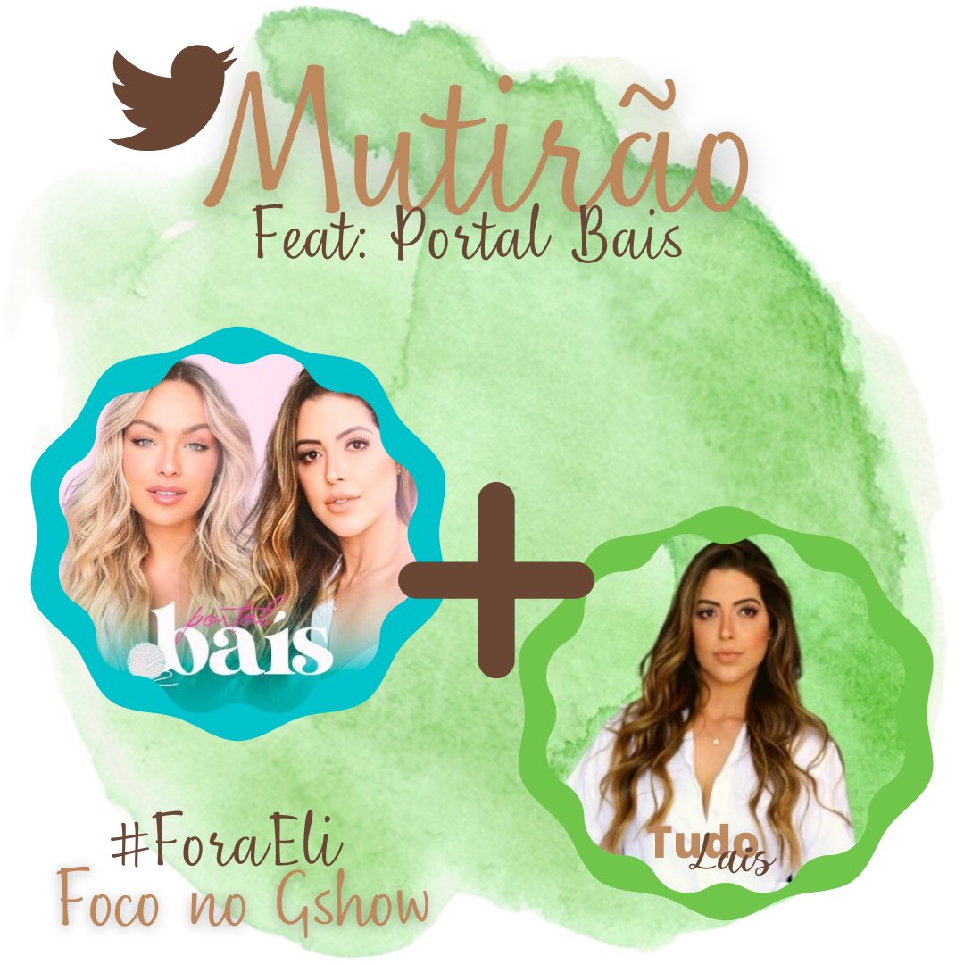 tudolaiscaldas's tweet photo. 🧶MUTIRÃO MEU BAIS INICIADO🧶

Feat: @BaisPortal 
 
🎯 A cada 10 votos comentem um emoji ⬇️

⏰ Encerra às 00:00h

🔴 O voto é para ELIMINAR, votem no ELI. Foco no GShow!!!

🔗 https://t.co/o8sOUXbKWp…

#ForaEli #FicaLais https://t.co/aCJowlcBvl