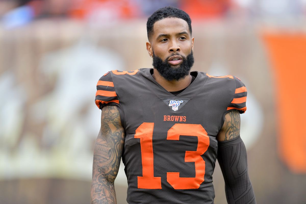 RonBillmery's tweet photo. RUMOR: Sources tell @BallsackSports that the #Browns are interested in a reunion with WR Odell Beckham Jr.

Browns GM Andrew Berry is looking to meet with him and apologize for the play of QB Baker Mayfield and fix their relationship in an effort to get him back to CLE. https://t.co/QctPFHXt4m