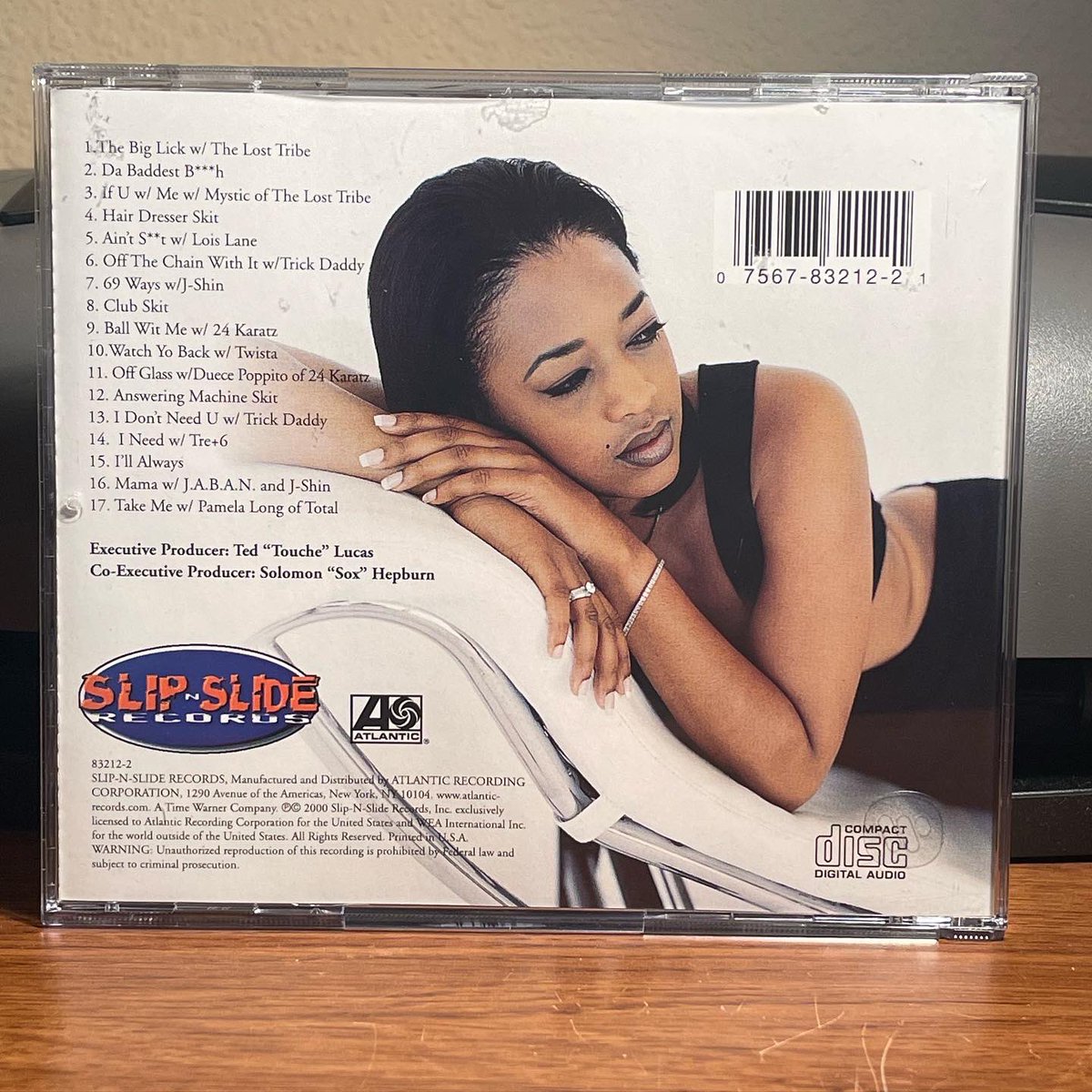 HipHopandGames's tweet photo. On this day in 2000, @TRINArockstarr released her debut album Da Baddest B***h. I remember seeing posters of this album at the cd store even though I was too young to get it. 22 years later, Trina is still da Baddest. Whatβs your favorite track? #Trina #DaBaddestBitch π₯π―ππΏ https://t.co/sI9Wv92gGB