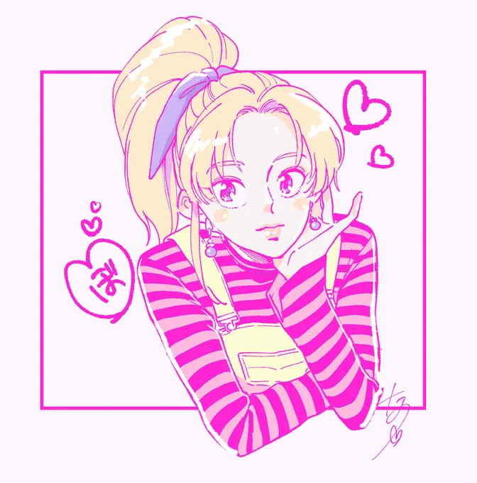 ぼたん。
ぼたんてオーバーオール似合いそう。 