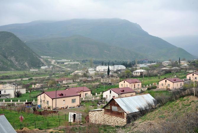 ChrisKhach's tweet photo. Wrong. First of all it’s #Mataghis (even Azerbaijanis called it Madagiz until Aliyev renamed to #Sugovushan in 2020). Azerbaijanis haven’t even lived there for more than a century, they came in the mid 20th century. And #Artsakh has been an autonomous region for over a millennia. https://t.co/Zspes8R9U6