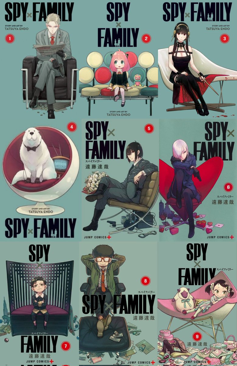 O design e mobiliário de Spy x Family