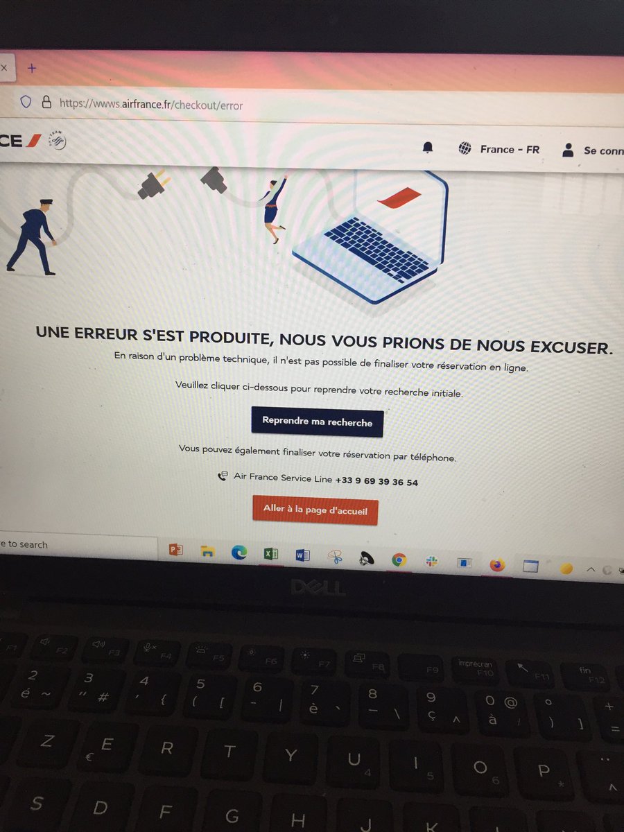 Bere13's tweet photo. @AirFranceFR une idée de quand votre problème technique sera résolu ? Impossible de réserver et même par téléphone car les tarifs disponibles ne sont pas les mêmes 😒 https://t.co/GWQiCNnBmd