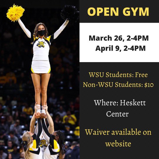 Wichita State Cheer (@goshockerscheer) on Twitter photo 