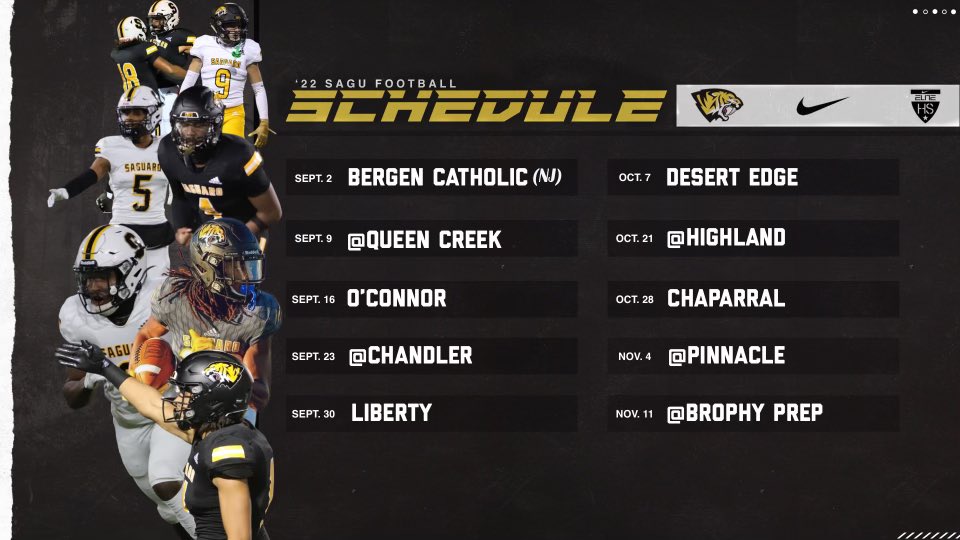 🚨🚨🚨2022 Saguaro Football Schedule 🚨🚨🚨 Bring your popcorn 🍿 #SVE