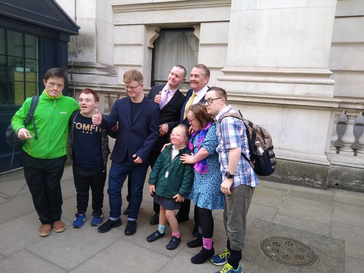 HeidiCrowter95's tweet photo. Happy #WorldDownSyndromeDay Today we went to Downing street.... sadly Boris wasn't there &amp; then went to parliament for a lovely tea party. We met lots of MP's &amp; Lords &amp; hope soon to hear that the DS bill has become the DS act!! https://t.co/Tw6gIqJ8ck
