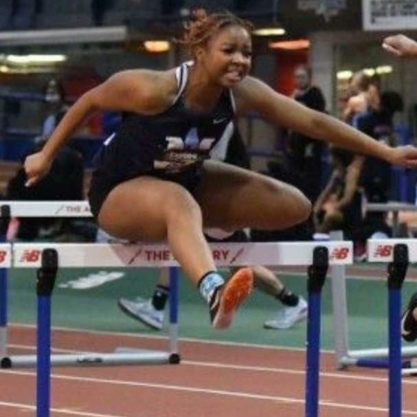 Abigail Jefferies'22
Indoor Recap
NB Nationals Hurdle Finalist
NB Nationals Top 20 SP
Prs in Hurdles &amp; SP
Gearing up to achieve more Outdoors
Long Jump, 100mh and SP...I Can, I will, because I Must.
Phil 4:13