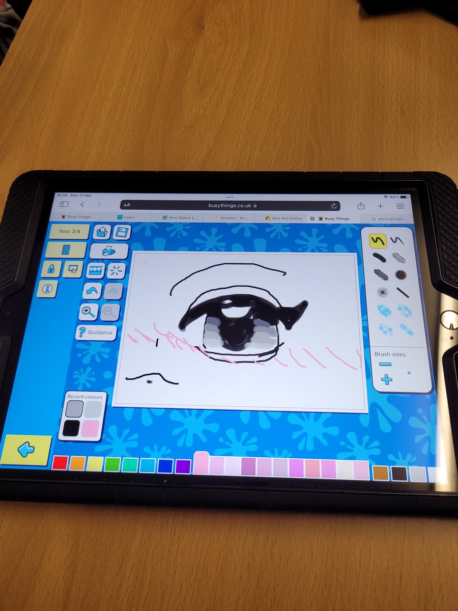 RPSComputing's tweet photo. @RPSComputing  pupils using @busythings #busypaint to create some amazing artwork today. Well done!  #crosscurricular #art https://t.co/ryxEMBeWRv