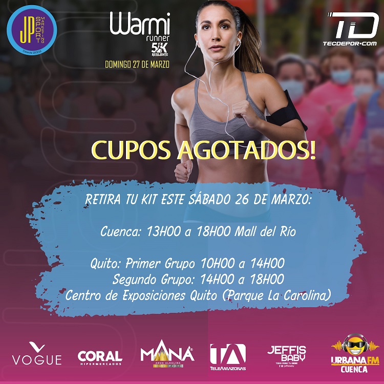 WARMIRUNNER's tweet photo. Se viene la fiesta de #WR5K 🥳🥳🥳
Requisitos: 📌Registro de Inscripción recibido a su correo y comprobante de pago, físico o digital.
📌Una Persona SI puede retirar el kit de otra, mostrando los dos requisitos de la persona inscrita https://t.co/gWcGmSGVgt