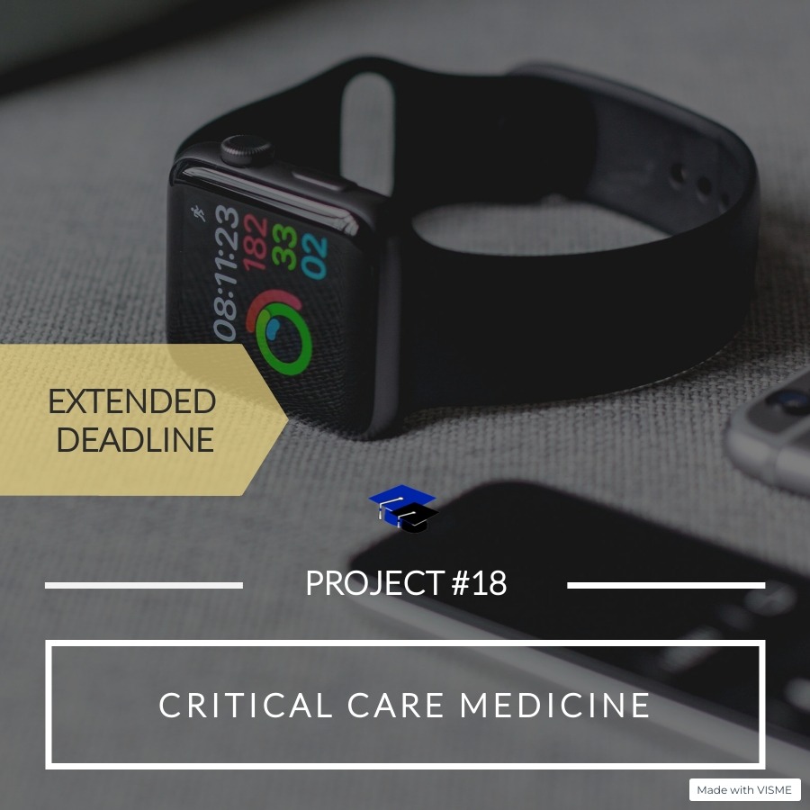 YoungAcademicsM's tweet photo. Apply for the #opportunity to take part in #CriticalCare #research &amp; get published❗️🔬

Project 18 information | https://t.co/f94X83ga9s 

Apply | https://t.co/fUPlBmv0ib

Deadline 25th March 2022, 11:59PM GMT https://t.co/0ZwFe7kzwa