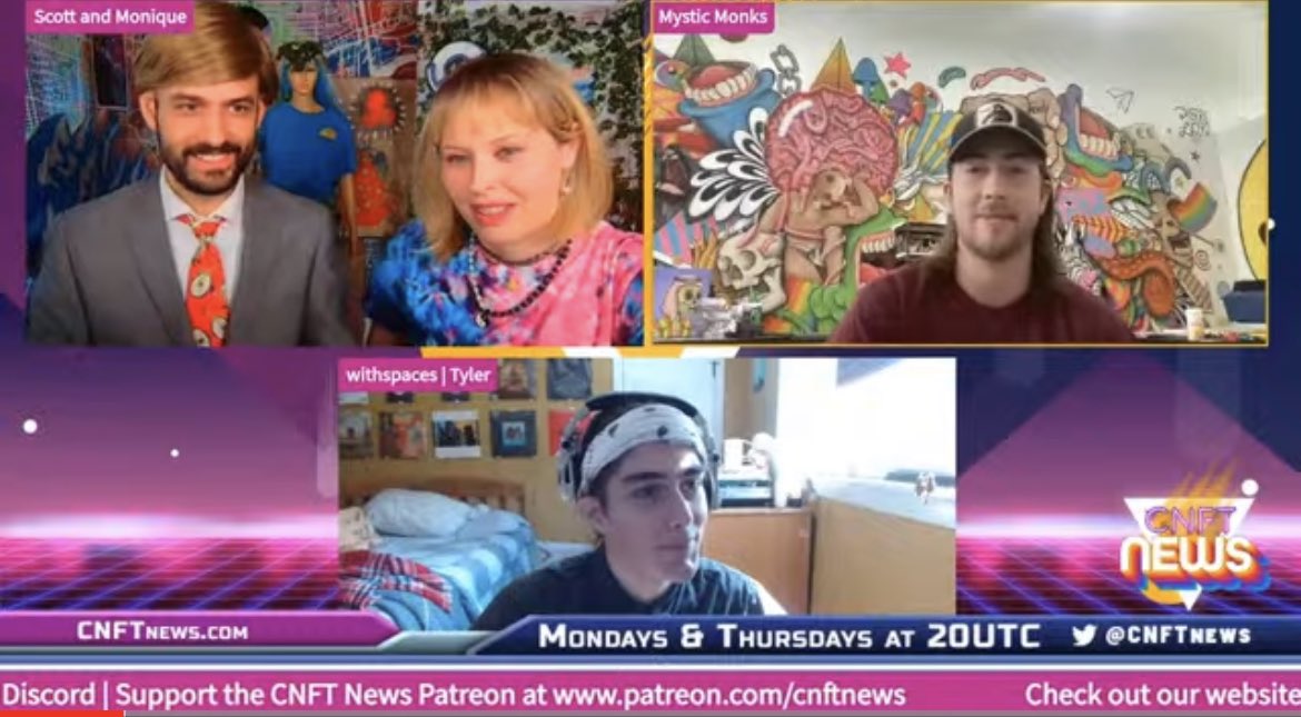 Checkout our latest interview with the amazing team over at @CNFTnews &amp; <a href="/TYLRwithspaces/">withspaces | Tyler</a> . Was nice talking with you guys about our project❤️‍🔥

Check it out here 👇
youtu.be/QgzT2fMIRO0