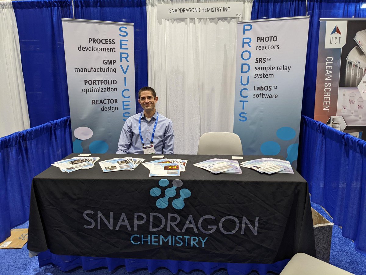 Join us at our booth (no 1512) to get to know how @SnapdragonChem do process development, GMP manufacturing and novel technology development! Also talk to us about your career goals and get to know how we could help you! ~DP #ACSsandiego #ACSsandiego2022 #ACS #FlowChemistry