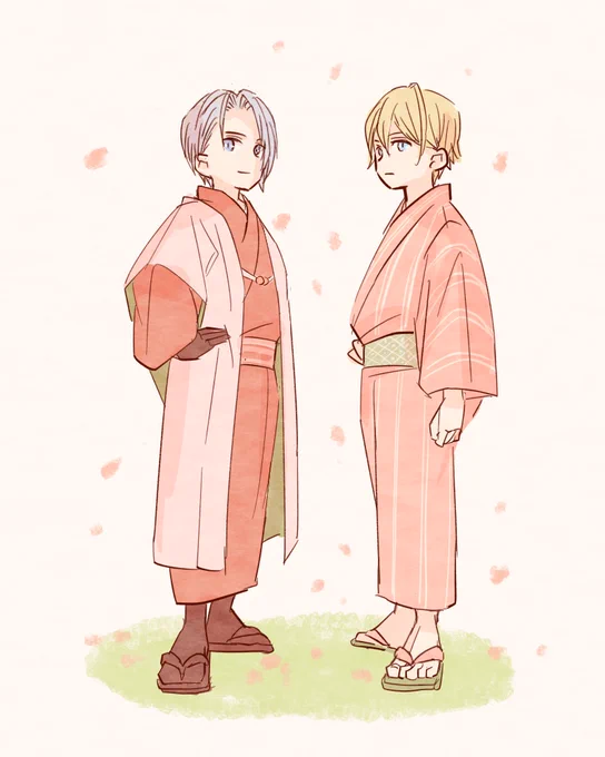 寒の戻りですが春っぽいのを(行ってらっしゃい。行ってきます) 