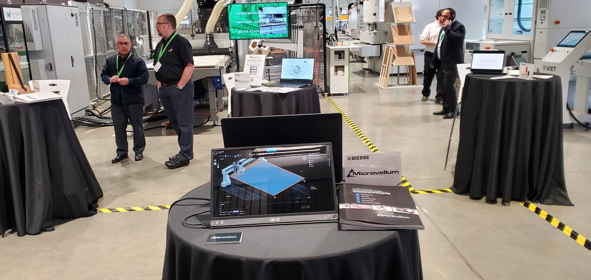 Microvellum's tweet photo. The Charlotte Spring Inside Event was a success! We'd like to give a big "thank you" to @biesse for hosting last week, and to all who attended.
πΈ: Ralph Butler
#CNCMachinery #WoodworkingSoftware #ThankYou #StreamlineTheWayYouWork https://t.co/8IDJADUkP6