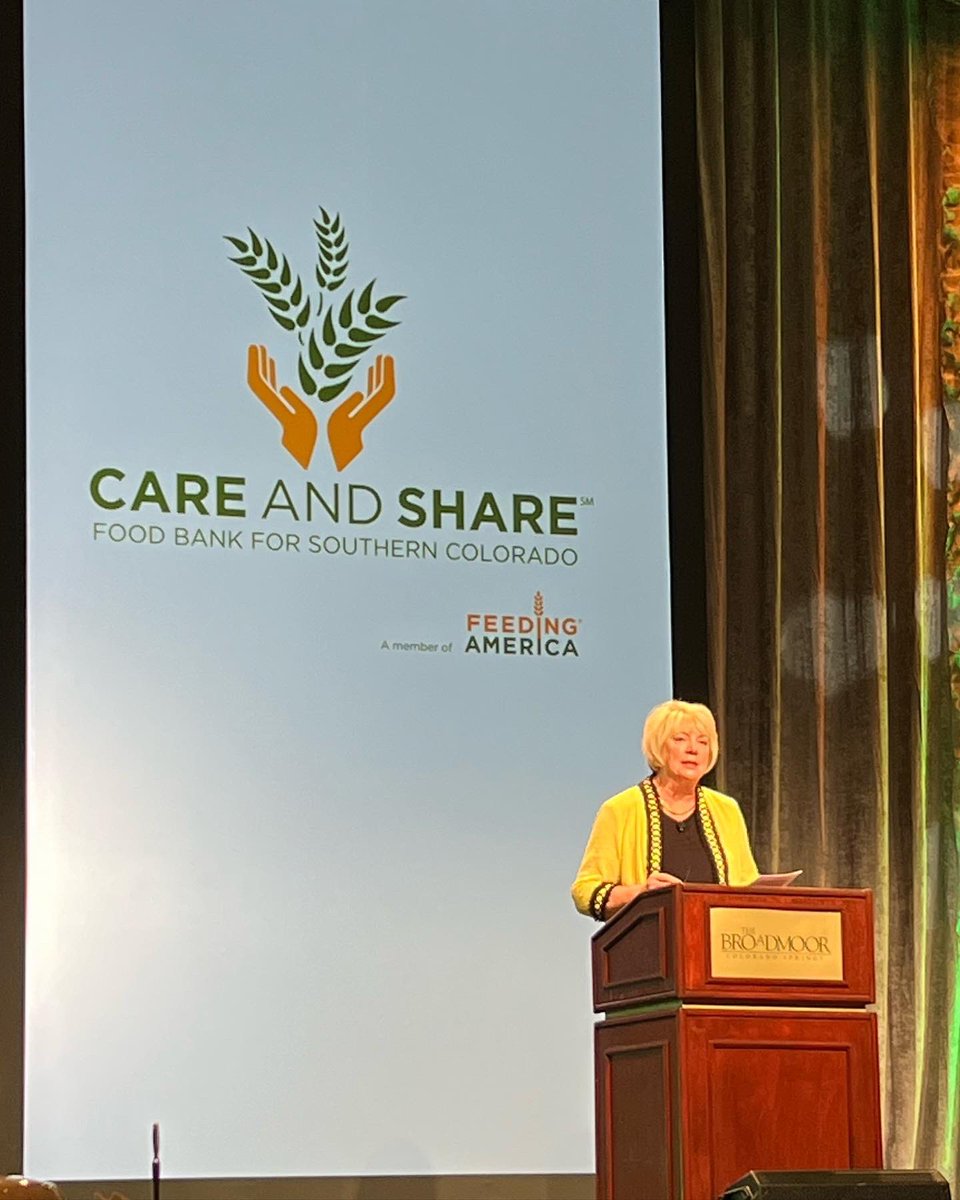 gejcc's tweet photo. GE Johnson is grateful for the work @CareandShareFB does for our community. We had a great time at their #RecipeforHope luncheon and want to send our well wishes to Care and Share CEO, Lynne Telford, as she retires this year! Thank you for your service to Southern Colorado! https://t.co/7D2fjTQ5ld