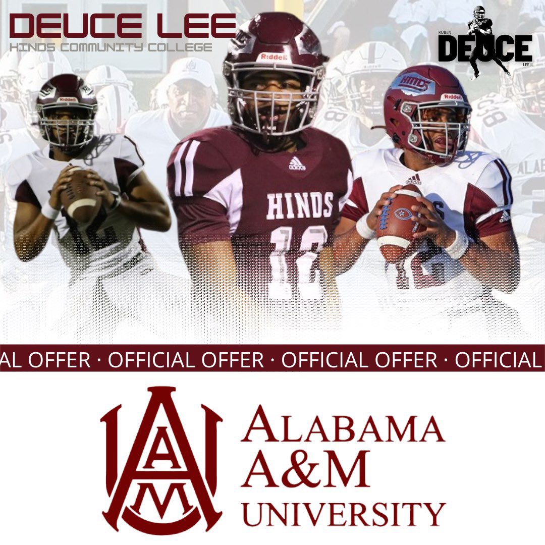 Blessed to receive my first D1 offer from Alabama A&M University! #HumbleBeginnings #OnlyTheBeginning #D1Football #HBCUFootall #HindsCCFootball #MPHSFootball