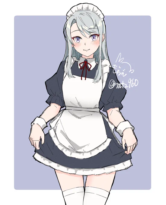 メイド狭霧かわいい 