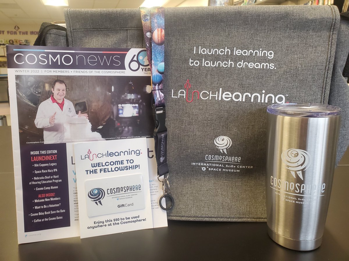 The awesome items in the special box! #LaunchLearningCosmo <a href="/the_cosmosphere/">Cosmosphere</a>