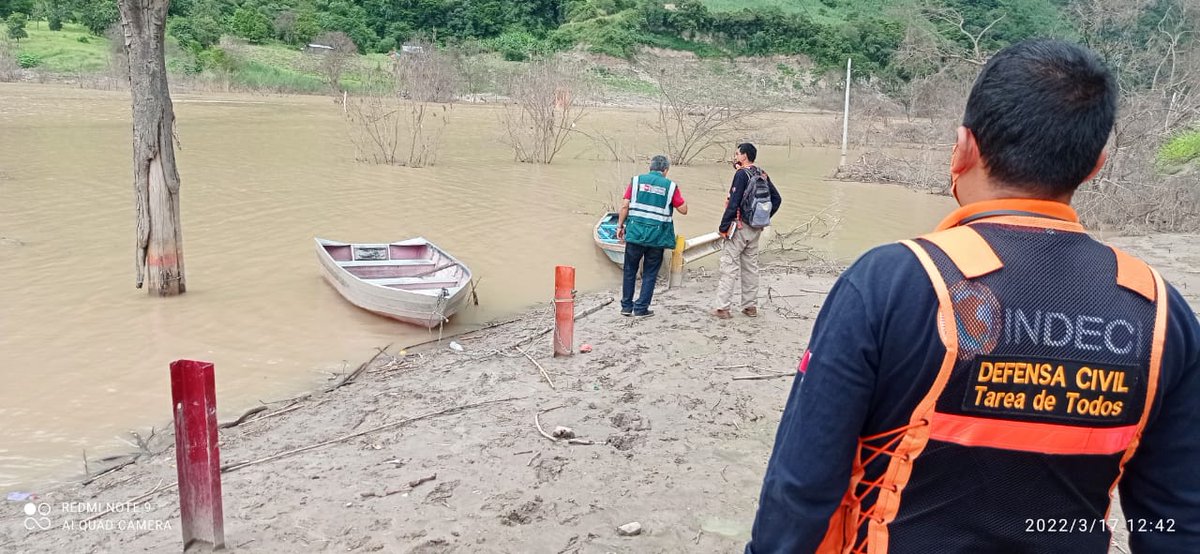 indeciperu's tweet photo. 📢El #INDECI #Amazonas realizó acompañamiento técnico al responsable #GRD del @GoreAmazonas y al representante de @ANAPeru, en la verificación del estado actual del embalse del río #Utcubamba y puntos críticos, en el sector El Aserradero, distrito de #Jamalca.🇵🇪💪 https://t.co/nLzQRoUAS5