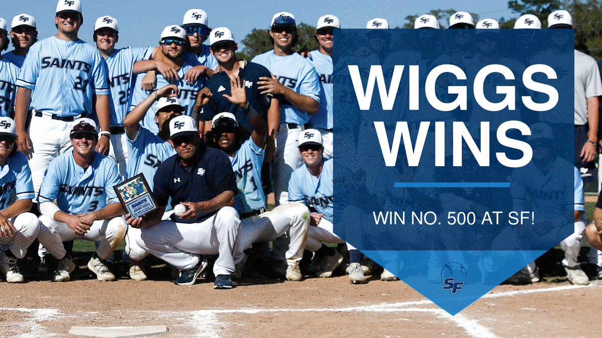 santafesaints's tweet photo. Yes, yes he does...Congratulations to @WiggsJohnny for picking up a milestone win tonight with the 6-1 result for @SantaFeCollege over Daytona State! #SicEmSaints

Plenty more still to come to recognize a great coach in @NJCAABaseball, https://t.co/CqCIdOpc2x