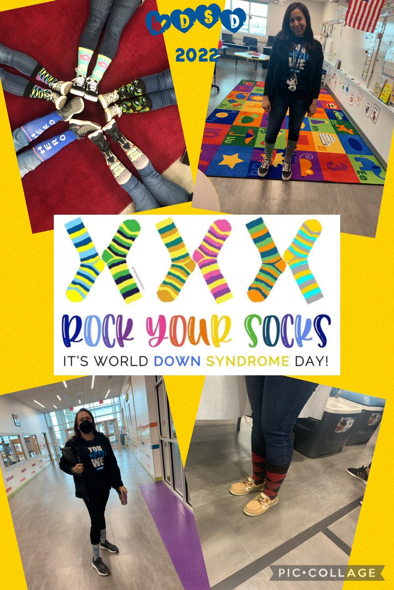 💙SJF Carrasco Buffaloes 🦬 ❤️ Rocking their Crazy Socks in support of 💛💙World Down Syndrome Day 2022💙💛
@JFCarrasco_JCE @SGTCarrasco_ES @DNavariz_JCE @SGTCarrasco_JCE 
#TeamSISD 
#WorldDownSyndromeDay2022 
#theluckyfew 
#NothingDownAboutIt