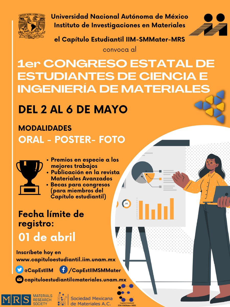 Estimada comunidad

¡No dejes pasar la oportunidad de participar en nuestro CEECIM-CDMX-IIM 2022!

Puedes revisar la convocatoria en el siguiente enlace: drive.google.com/file/d/1cNNTNl…

Saludos