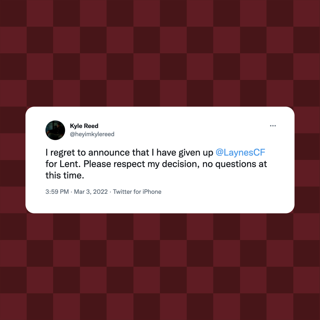 LaynesCF's tweet image. We hope he makes it 🙏🙏 @heyimkylereed