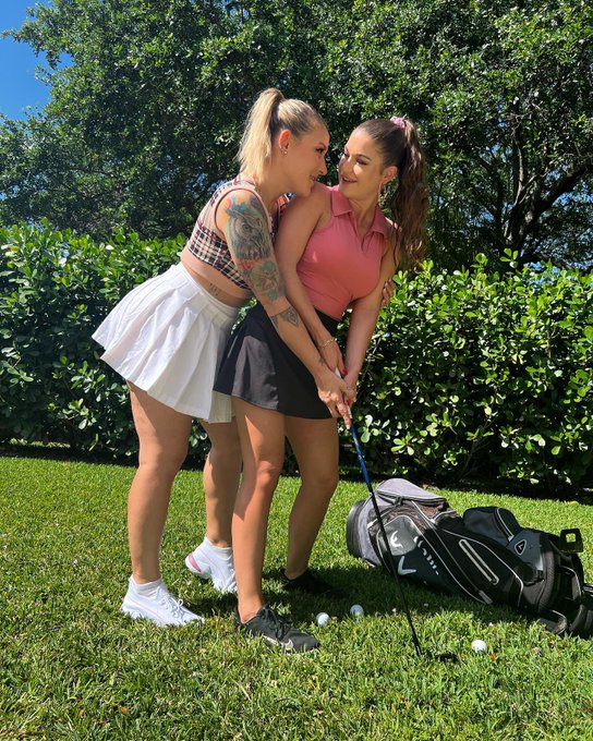 What do you think happened next? Thanks 🍩@GlazzedStudios 🍩&amp;❤️ @charleyhartxxx ❤️  ⛳️🏌️&zwj;♀️⛳️🏌️&zwj;♀️⛳️🏌️&zwj;♀️⛳️🏌️&zwj;♀️⛳️🏌️&zwj;♀️<a class="tags" href="/tag/glazzedstudios">@glazzedstudios</a>