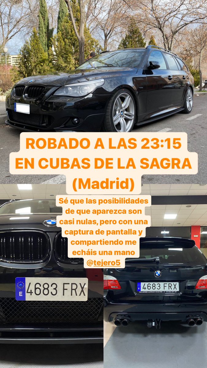 Me han robado el coche. Solo con un RT me echáis una mano. Los que me conocéis un poco, sabéis cómo soy con los coches.
Muchas gracias!