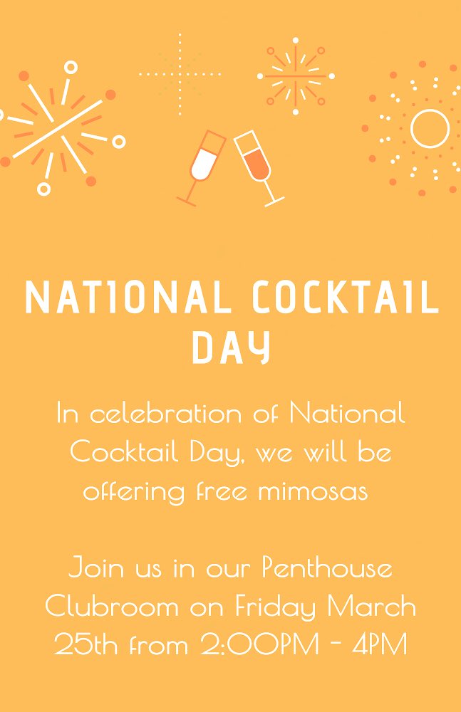 thelindleyapts's tweet photo. FREE MIMOSAS ON US AT THE LINDLEY THIS FRIDAY🍸‼️ https://t.co/CueOJe5kfa