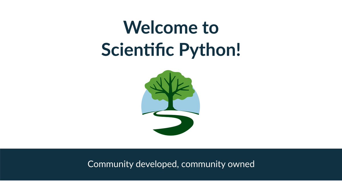 Scientific Python tweet media